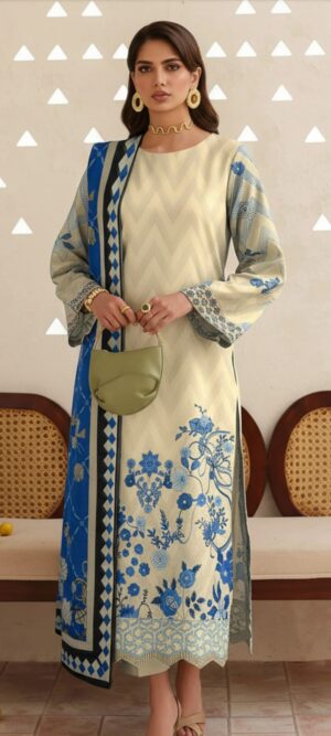 3 Piece Lawn Suit (Unstitched)