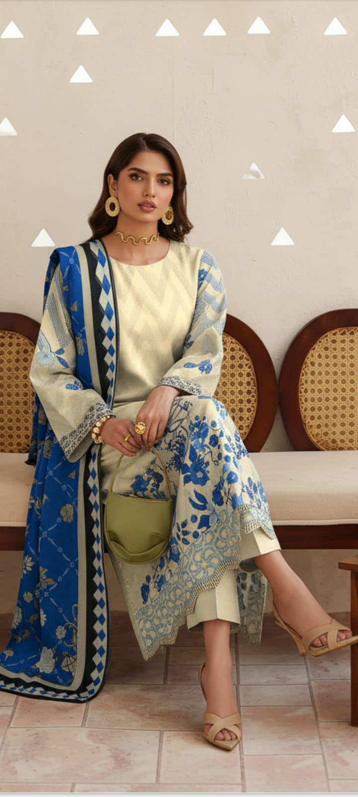 3 Piece Lawn Suit (Unstitched) - Image 2