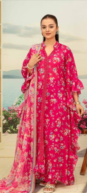 3 Piece Lawn Suit (Unstitched)