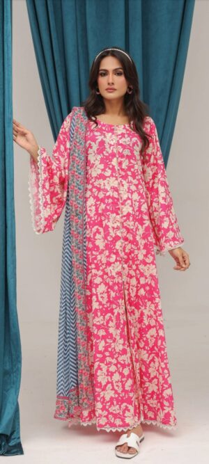 3 Piece Lawn Suit (Unstitched)