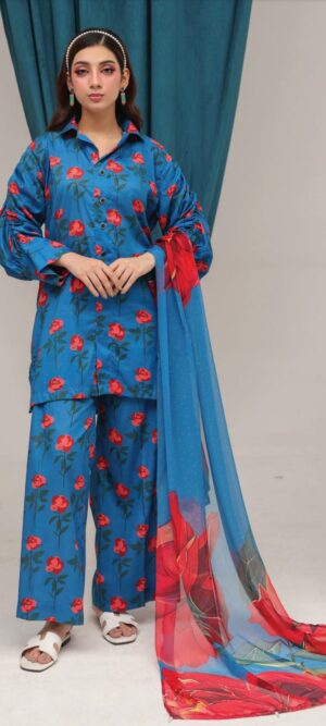 3 Piece Lawn Suit (Unstitched)